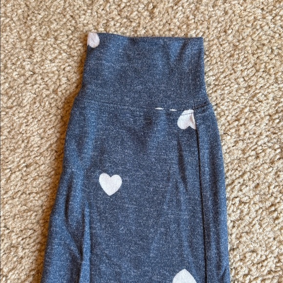 BP b p heart pajama pants lounge blue white drawstring size large - Picture 6 of 6